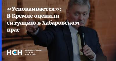 Владимир Путин - Дмитрий Песков - Сергей Фургал - Михаил Дегтярев - «Успокаивается»: В Кремле оценили ситуацию в Хабаровском крае - nsn.fm - Россия - Хабаровский край