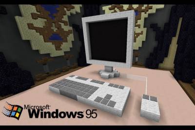 В Minecraft теперь можно собрать ПК на Windows 95 — и запустить на нем Doom (равно как и сам Minecraft) - itc.ua