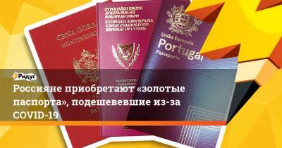 Россияне приобретают «золотые паспорта», подешевевшие из-за COVID-19 - ridus.ru - Россия - Португалия - Гренада - Антигуа и Барбуда