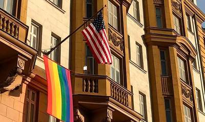 Василий Пискарев - МИД России направил США, Великобритании и Канаде ноты протеста из-за флагов ЛГБТ на зданиях посольств - og.ru - Россия - США - Англия - Канада - Вена