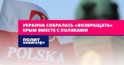Украина собралась «возвращать» Крым вместе с поляками - politnavigator.net - Украина - Крым - Польша - Варшава