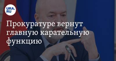 Павел Крашенинников - Прокуратуре вернут главную карательную функцию - ura.news - Россия - Свердловская обл.
