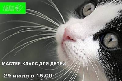 Пущинцам предложили раскрасить кошку - serp.mk.ru - Пущино