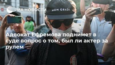 Михаил Ефремов - Александр Добровинский - Эльман Пашаев - Адвокат Ефремова поднимет в суде вопрос о том, был ли актер за рулем - ria.ru - Москва