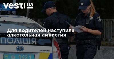 Для водителей наступила алкогольная амнистия - vesti.ua - Украина
