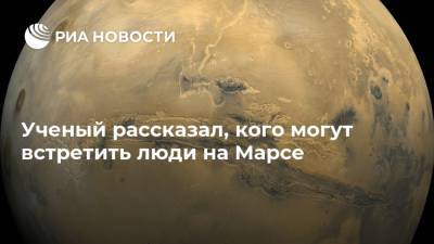 Олег Орлов - Ученый рассказал, кого могут встретить люди на Марсе - ria.ru - Москва - Россия