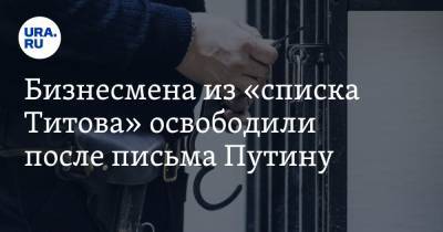 Борис Титов - Ирина Волк - Дмитрий Зотов - Бизнесмена из «списка Титова» освободили после письма Путину - ura.news - Россия - ЦФО