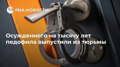 Осужденного на тысячу лет педофила выпустили из тюрьмы - ria.ru - Москва - США - New York - шт. Джорджия