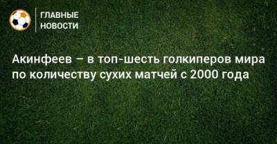 Игорь Акинфеев - Джанлуиджи Буффон - Акинфеев – в топ-шесть голкиперов мира по количеству сухих матчей с 2000 года - bombardir.ru - Мадрид