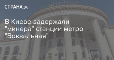 В Киеве задержали "минера" станции метро "Вокзальная" - strana.ua - Украина - Киев