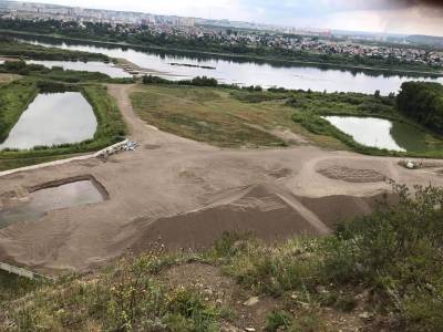 Замгубернатора Кузбасса прокомментировал сообщения о незаконной добыче гравия на берегу Томи - gazeta.a42.ru - Кемерово