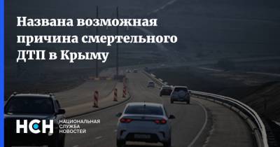 Названа возможная причина смертельного ДТП в Крыму - nsn.fm - Крым - Краснодар - Севастополь - район Белогорский