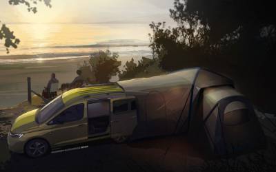 VW сделал мини-кемпер на базе Caddy - zr.ru
