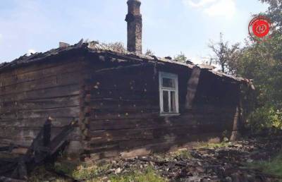 В деревне Харсы загорелся жилой деревянный дом - ont.by - район Брестский