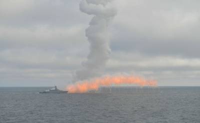 Военные корабли России разыграли морской бой на учениях в Черном море - news-front.info - Россия - респ. Ингушетия - Набережные Челны
