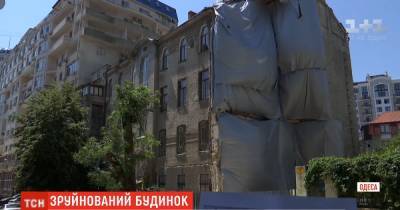 Обвал 4-этажки в Одессе: эксперты хотят восстановить уцелевшую часть, соседи требуют демонтировать аварийную стену - tsn.ua - Одесса