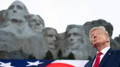 Дональд Трамп - Джордж Вашингтон - Теодор Рузвельт - Соединенные Штаты взяты в осаду "крайне левым фашизмом", - Трамп - ru.espreso.tv - США - Вашингтон