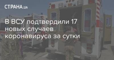 В ВСУ подтвердили 17 новых случаев коронавируса за сутки - strana.ua - Украина - Киев
