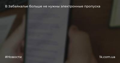 Александр Осипов - В Забайкалье больше не нужны электронные пропуска - 1k.com.ua - Забайкальский край - Чита - район Читинский