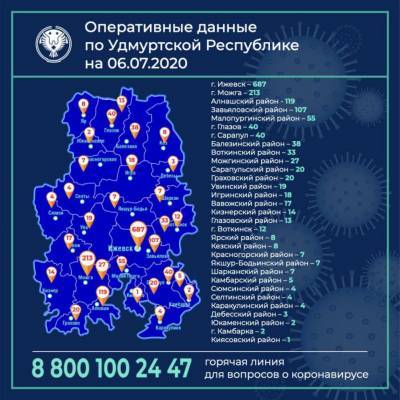 Александр Бречалов - 17 случаев заболевания коронавирусом подтвердили в Удмуртии - gorodglazov.com - респ. Удмуртия - Ижевск - район Алнашский - район Вавожский