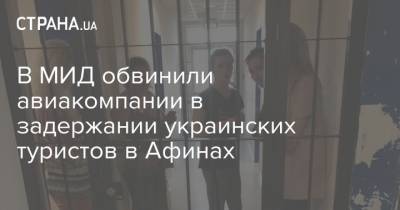 Евгений Енин - В МИД обвинили авиакомпании в задержании украинских туристов в Афинах - strana.ua - Украина - Афины - Греция