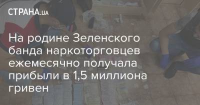 На родине Зеленского банда наркоторговцев ежемесячно получала прибыли в 1,5 миллиона гривен - strana.ua - Кривой Рог