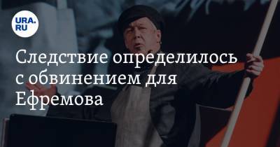 Михаил Ефремов - Эльман Пашаев - Следствие определилось с обвинением для Ефремова - ura.news - Россия