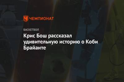 Коби Брайант - Крис Бош рассказал удивительную историю о Коби Брайанте - championat.com