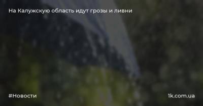 Александр Синенков - На Калужскую область идут грозы и ливни - 1k.com.ua - Украина - Калужская обл. - Калуга