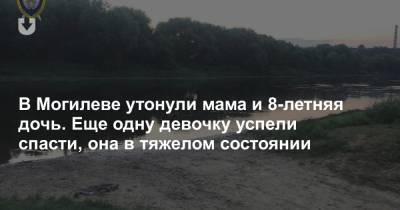 В Могилеве утонули мама и 8-летняя дочь. Еще одну девочку успели спасти, она в тяжелом состоянии - news.tut.by