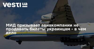 МИД призывает авиакомпании не продавать билеты украинцам - в чем дело - vesti.ua - Украина - Киев - Венгрия