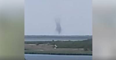 В Николаевской области сняли мощный смерч на море - tsn.ua - Киев - Николаевская обл. - Очаков