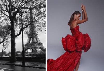 Джамбаттиста Валли провел онлайн-показ в рамках Парижской недели высокой моды на фоне видов Парижа - focus.ua - Париж
