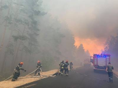 К ликвидации лесных пожаров на Луганщине привлекли 444 военнослужащих - prm.ua - Украина - Луганская обл.