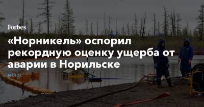 «Норникель» оспорил рекордную оценку ущерба от аварии в Норильске - forbes.ru - Норильск