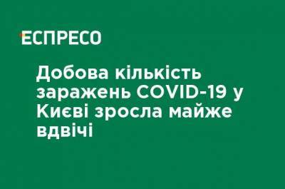 Виталий Кличко - Суточное количество заражений COVID-19 в Киеве выросло почти вдвое - ru.espreso.tv - Киев - район Дарницкий - район Деснянский