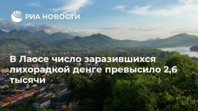 В Лаосе число заразившихся лихорадкой денге превысило 2,6 тысячи - ria.ru - Москва - Лаос