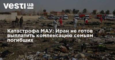 Катастрофа МАУ: Иран не готов выплатить компенсацию семьям погибших - vesti.ua - Киев - Иран - Тегеран