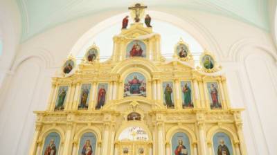 Иконостас в Спасском соборе в Пензе заполнили образами наполовину - penzainform.ru - Пенза - Строительство