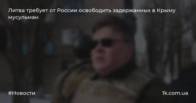 Линас Линкявичюс - Литва требует от России освободить задержанных в Крыму мусульман - 1k.com.ua - Россия - Украина - Киев - Крым - Симферополь - Литва