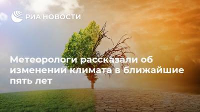 Елизавета Исакова - Метеорологи рассказали об изменении климата в ближайшие пять лет - ria.ru