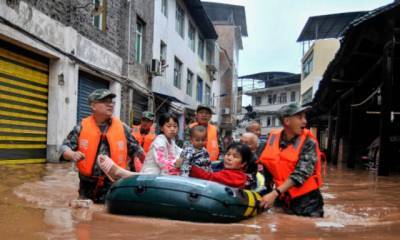 Китай и Япония страдают от наводнений, число жертв увеличивается - inform-ua.info - Китай - Япония