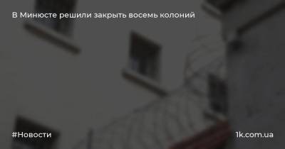 Елена Высоцкая - В Минюсте решили закрыть восемь колоний - 1k.com.ua