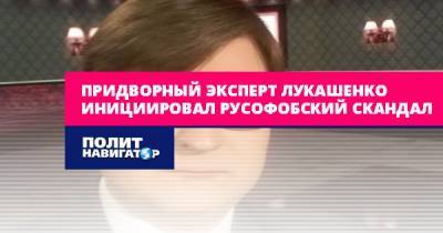 Александр Лукашенко - Петр Петровский - Сергей Тихановский - Придворный эксперт Лукашенко инициировал русофобский скандал - politnavigator.net - Россия - Белоруссия