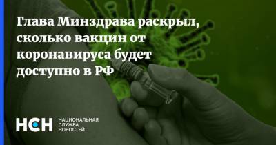 Михаил Мурашко - Глава Минздрава раскрыл, сколько вакцин от коронавируса будет доступно в РФ - nsn.fm - Москва - Россия