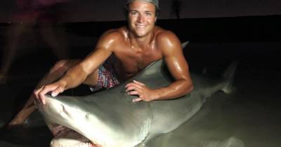 Студента пристыдили за охоту с морским петухом на акулу - ren.tv - США - New York