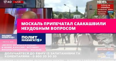 Михаил Саакашвили - Геннадий Москаль - Москаль припечатал Саакашвили неудобным вопросом - politnavigator.net - Украина - Грузия