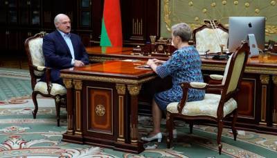 Александр Лукашенко - Надежда Ермакова - Лукашенко о ситуации в «Белгазпромбанке»: если «Газпром» от него откажется, господь с ними - naviny.by