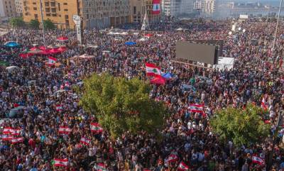 В Бейруте протестующие попытались поджечь здание парламента - Cursorinfo: главные новости Израиля - cursorinfo.co.il - Израиль - Ливан - Бейрут