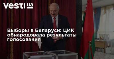 Лидия Ермошина - Александр Лукашенко - Светлана Тихановская - Выборы в Беларуси: ЦИК обнародовала результаты голосования - vesti.ua - Белоруссия - Минск